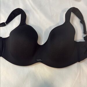 Nautica Black Full Coverage Bra with Adjustable Straps, size 38DD, Preowned